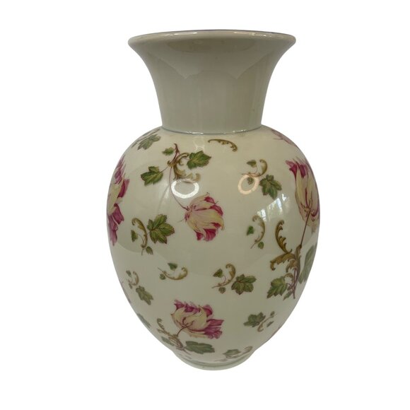 VTG Antique Johann Haviland Bavaria Floral Large Ceramic Vase 11" x 7"  O10116 - Picture 8 of 9